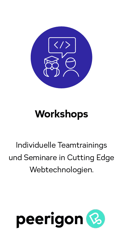 Peerigon Workshops